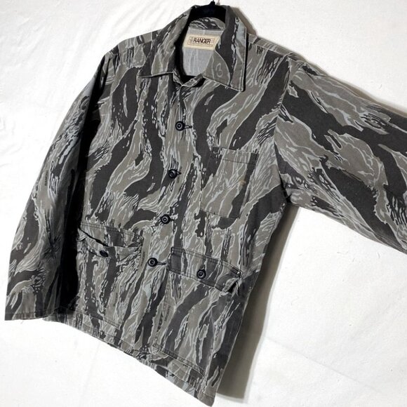 Ranger Camo Button Up Utility Shirt S - Picture 8 of 15